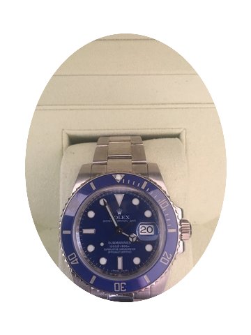 Rolex Submariner Blue 18K Whitegold...