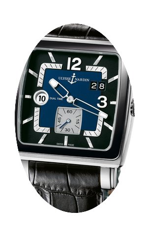Ulysse Nardin Quadrato Dual Time Mens Wa...