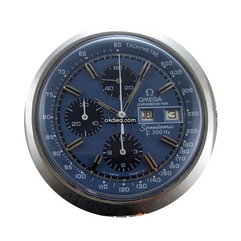 Omega Vintage Speedsonic 300Hz Bleu Dial...