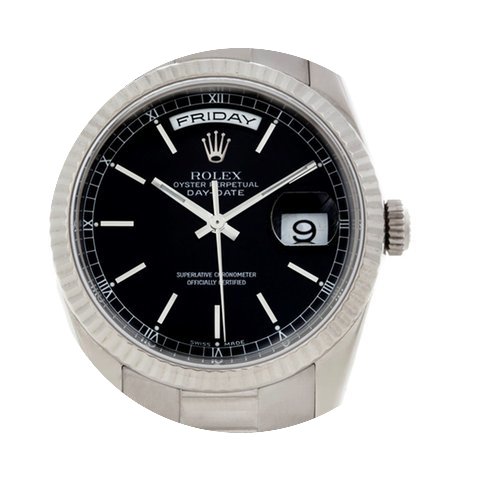 Rolex President Mens 18k White Gold Watc...