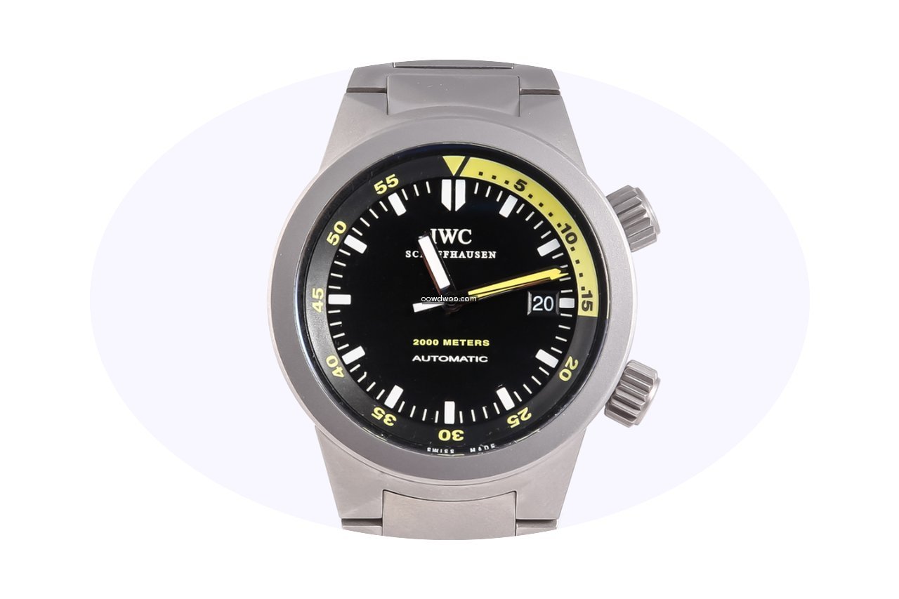 IWC Aquatimer 2000 titanium...