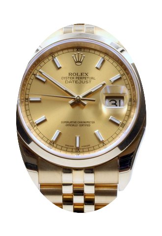 Rolex Datejust 116208 Men's 36mm Champag...