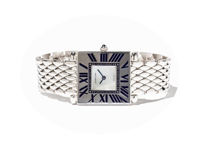 Cartier Carré White Gold Watch...