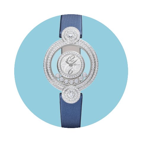 Chopard Happy Diamonds Icons Quarz Weiß...
