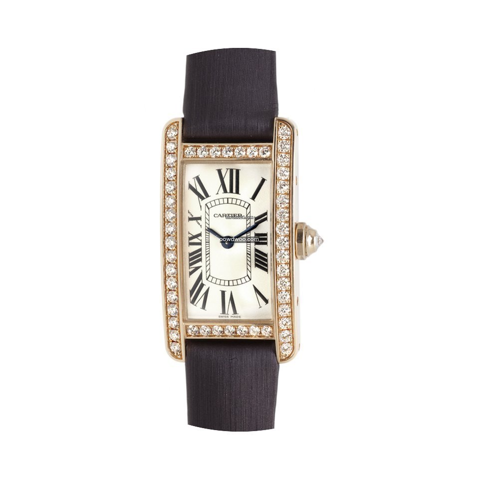 Cartier 18K Pink Gold & Diamond Tank Ame...