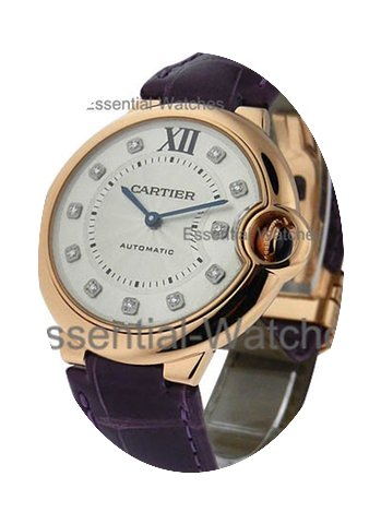 Cartier Ballon Bleu Mid Size with Diamon...