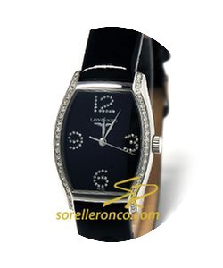Longines Evidenza Ladies Quartz black Di...