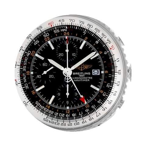 Breitling Navitimer World Gmt Black Dial...