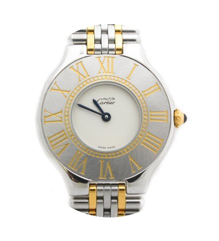 Cartier Must De 21 Two Tone Quartz Ladie...
