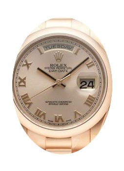 Rolex Day-Date 36 118205-GLDRDP Champagn...