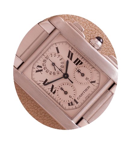 Cartier Tank Francaise Chronoflex 2303...