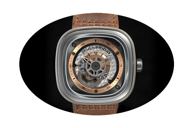 Sevenfriday P2/01 Grey 47mm, 5n/dark Gre...