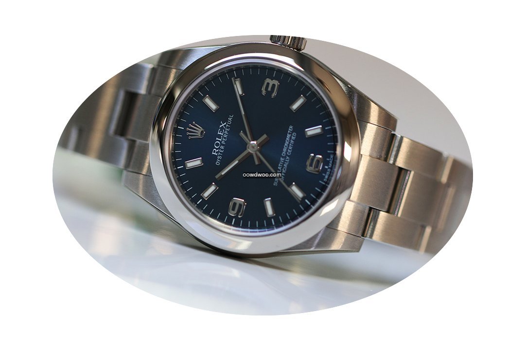 Rolex Oyster Perpetual 177200 blue dial...
