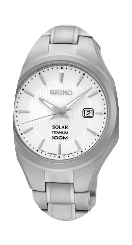 Seiko Solar SUT199P1 Damenarmbanduhr Tit...