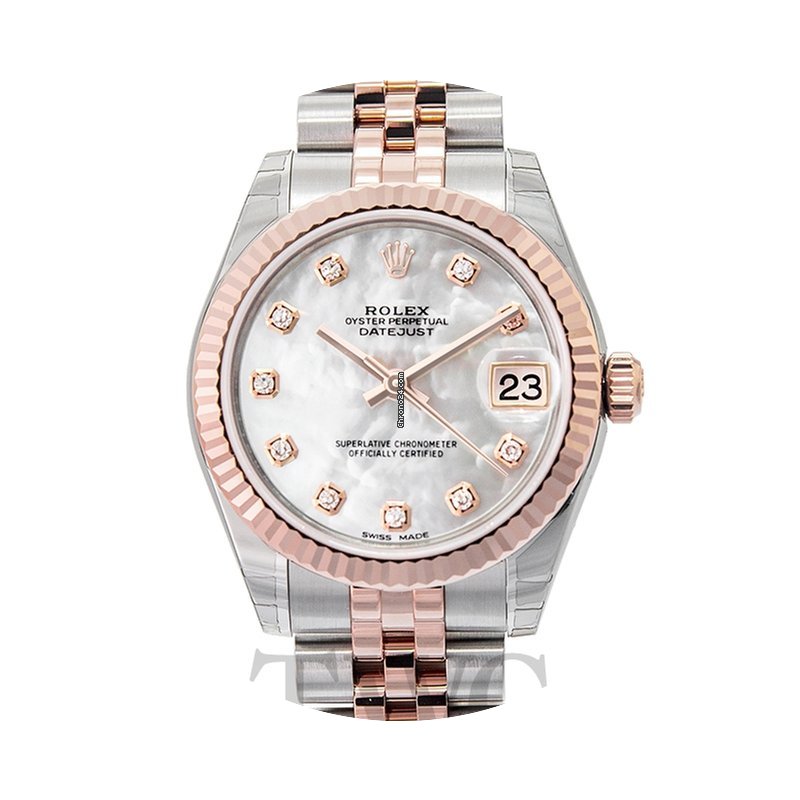 Rolex Datejust Lady 31 White MOP/18k ros...