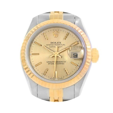 Rolex Datejust Steel 18k Yellow Gold Tap...
