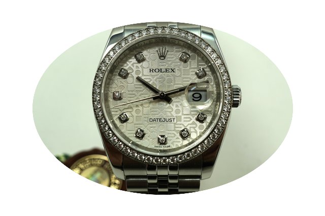 Rolex 116244 Datejust silver jubilee dia...