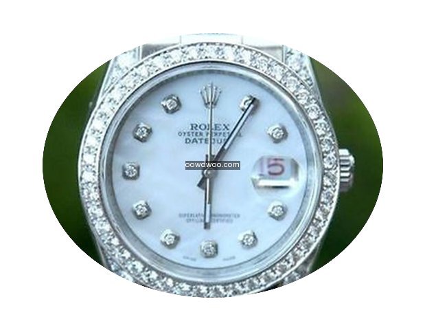 Rolex 36mm Datejust Stainless Steel Mop ...