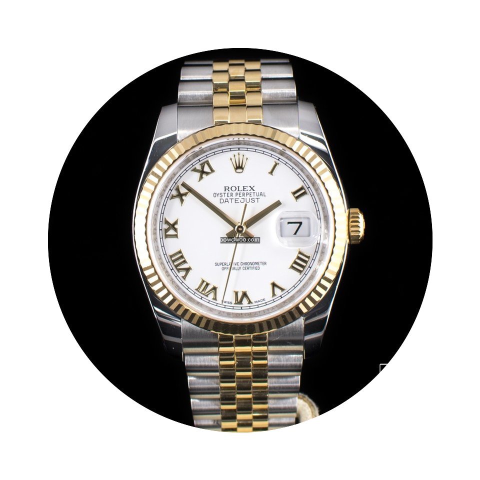 Rolex Datejust 36 / 36mm Steel & Yellow ...