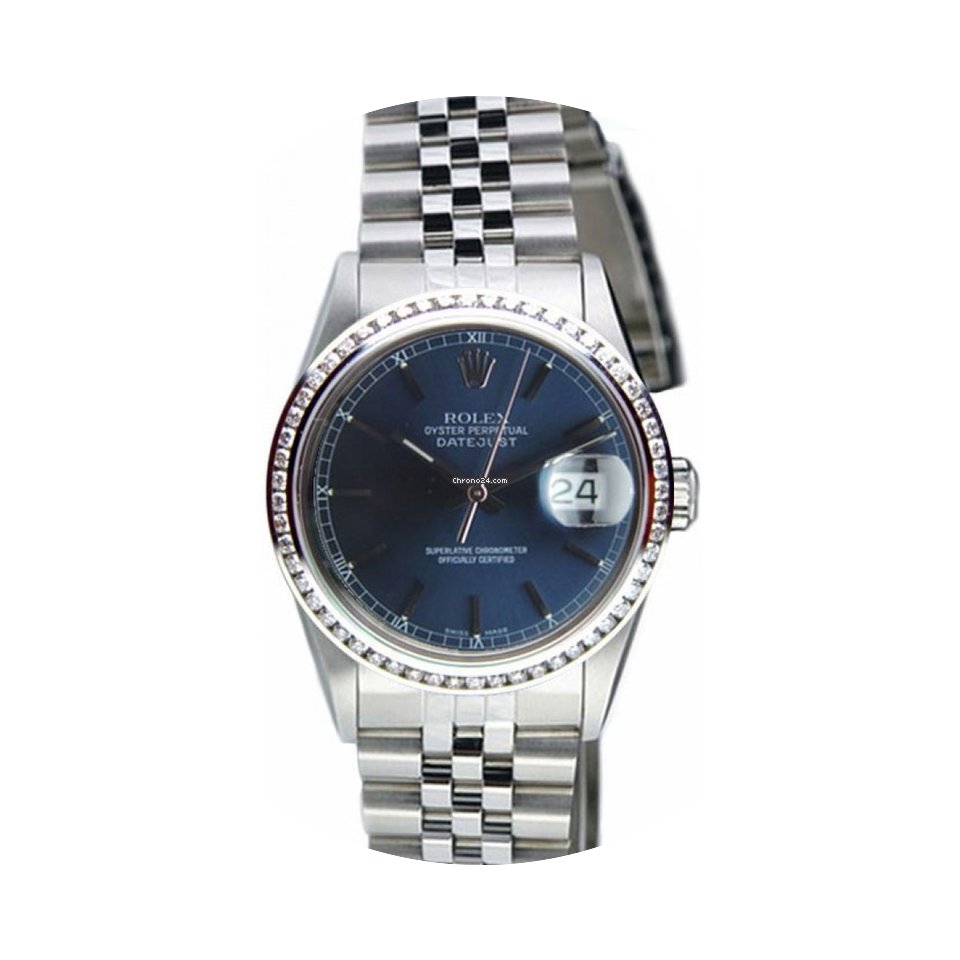 Rolex Datejust Men's 16200 Stainless Ste...