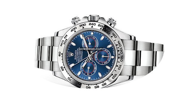 Rolex 116509 18k White Gold Daytona Blue...