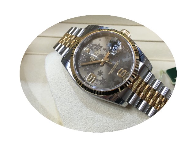 Rolex 116233 Datejust 36 SS / YG Silver ...