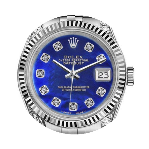 Rolex Ladies Rolex 31mm Datejust Blue Co...