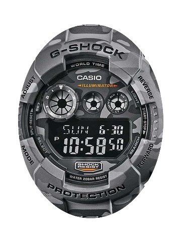Casio GD-120CM-8ER G-Shock 47mm 20ATM...