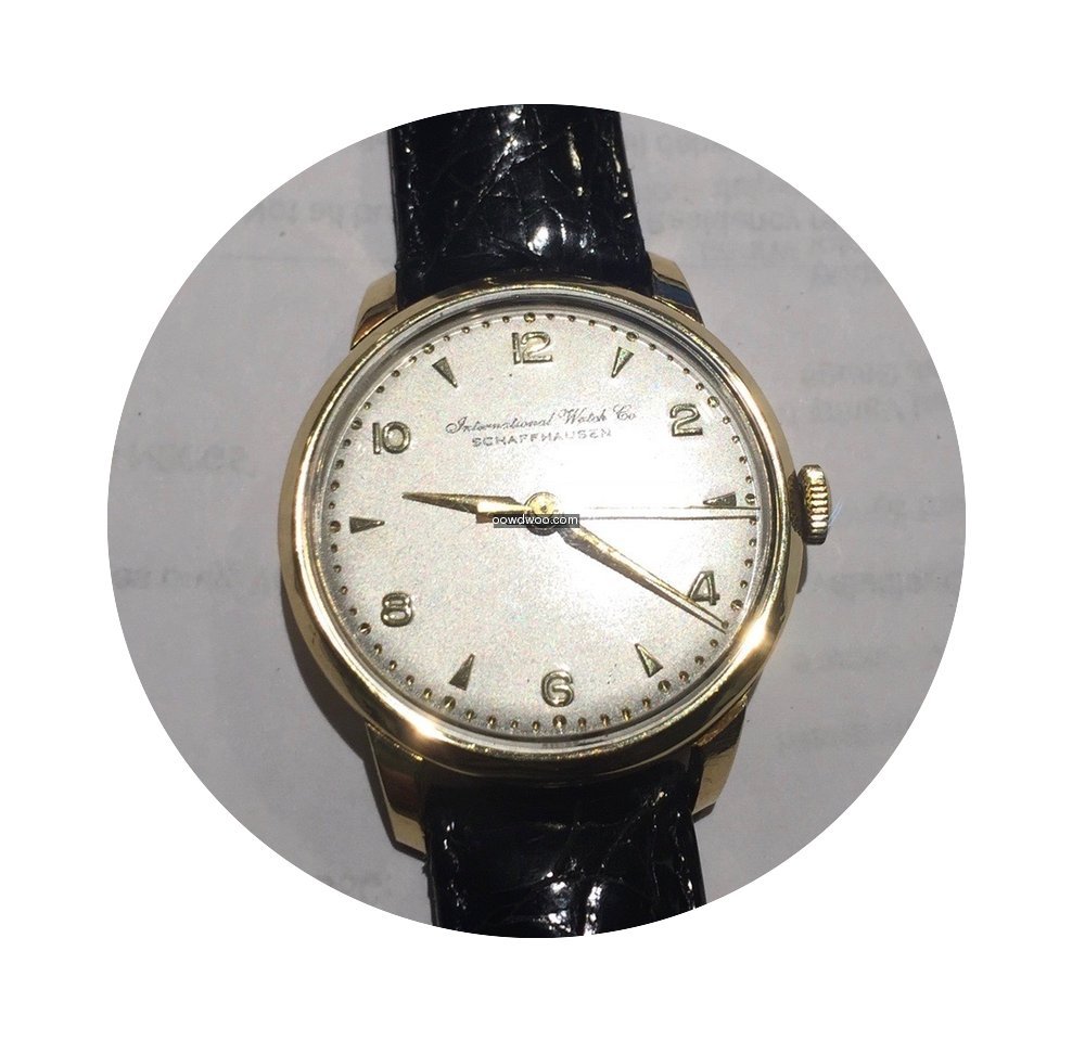 IWC 18k International Watch Co -Cal 852 ...