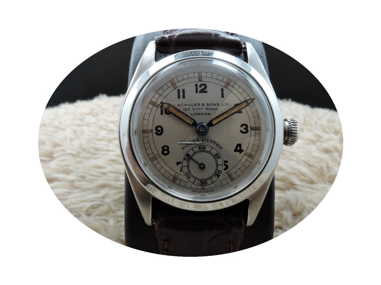 Rolex 4220 Oyster with Art Deco Quartere...