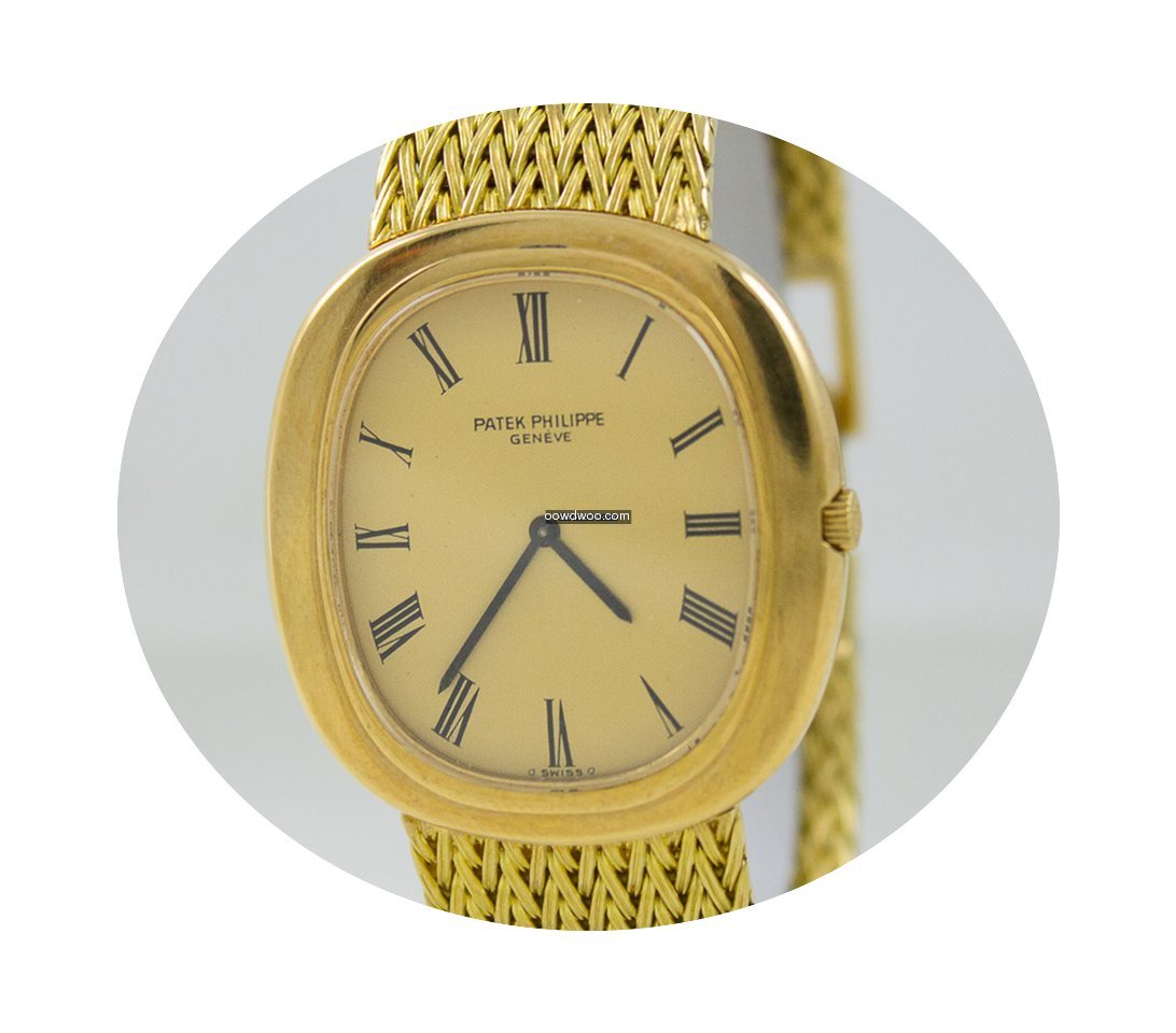 Patek Philippe ELLIPSE YELLOW GOLD CHAMP...