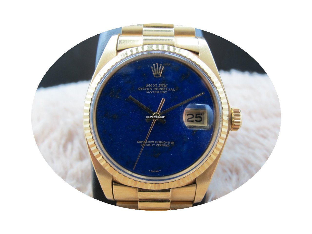 Rolex DATEJUST 1601 18K YG with Original...