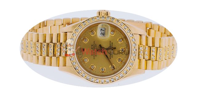 Rolex President Diamond Bezel and Center...