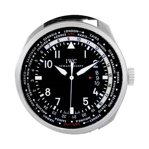 IWC Pilot Worldtimer Black Dial Automati...
