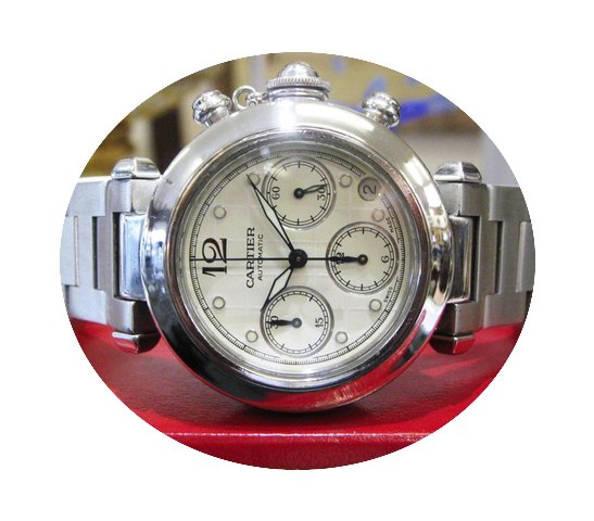 Cartier Pasha Ref. 2412 Stainless Steel ...