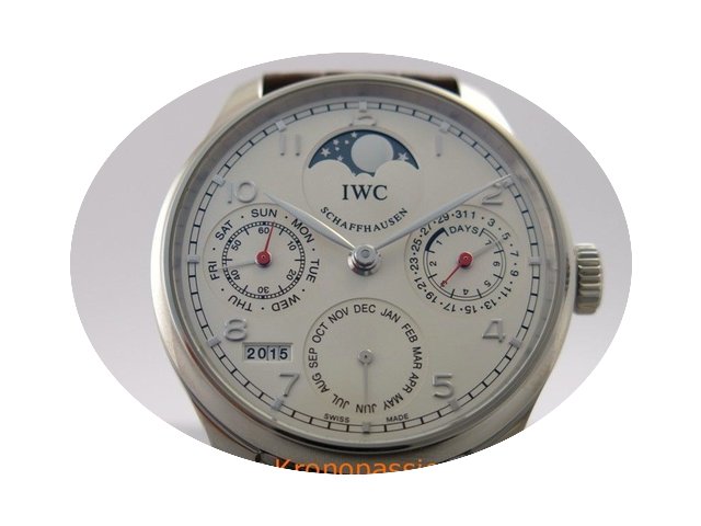 IWC Portuguese Perpetual Calendar Stainl...