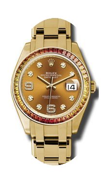 Rolex 18KT Yellow Gold Lady Pearlmaster...