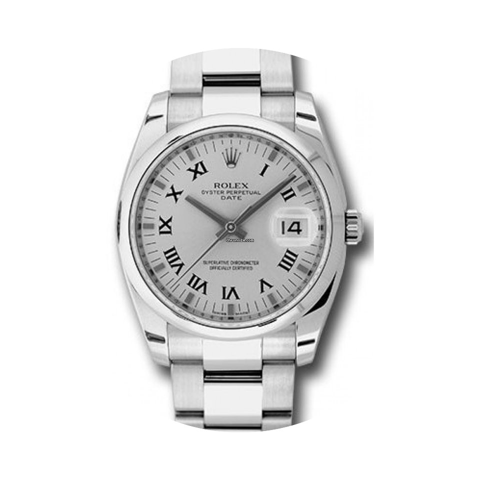 Rolex Date 115200 34mm Stainless Steel O...