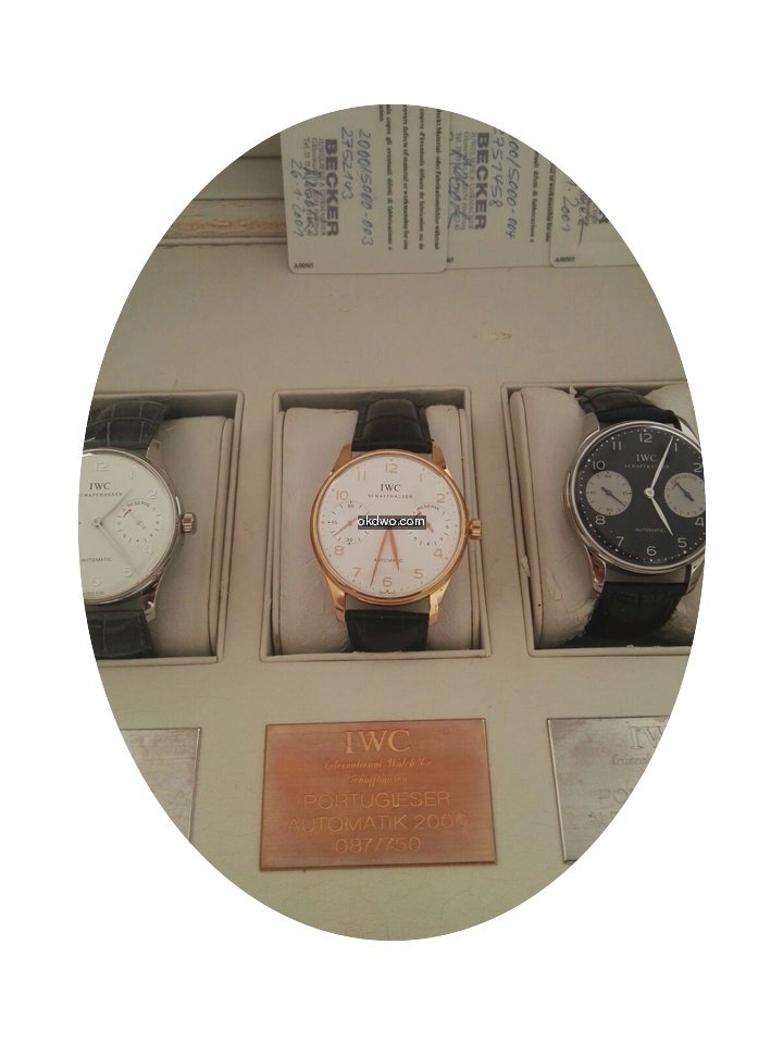 IWC Set Portugieser Limited Box 5000 Pla...