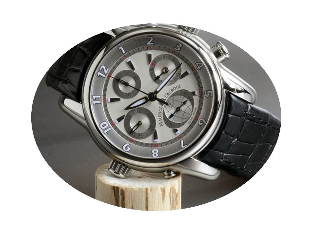 Maurice Lacroix Globe GMT Chronograph mi...