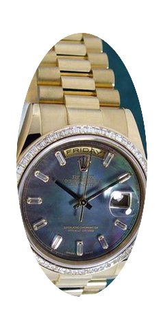 Rolex Mens President New Gold Watch With...