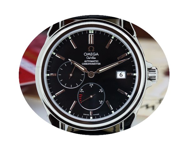 Omega Co Axial Power Reserve SS / Leathe...