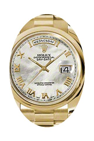 Rolex Day-Date 36 118208-MOPRDP White Mo...