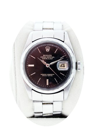 Rolex Datejust 6605 Black Dial Mens Watc...