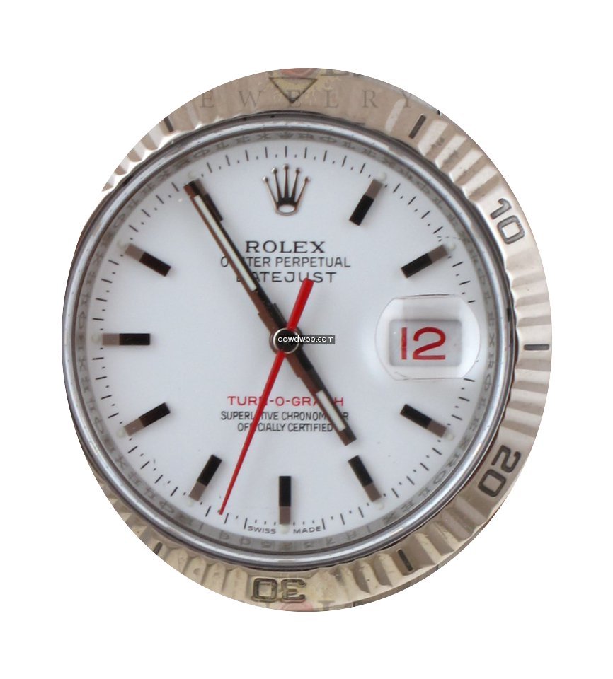Rolex 2003 Datejust Turn-O-Graph White D...