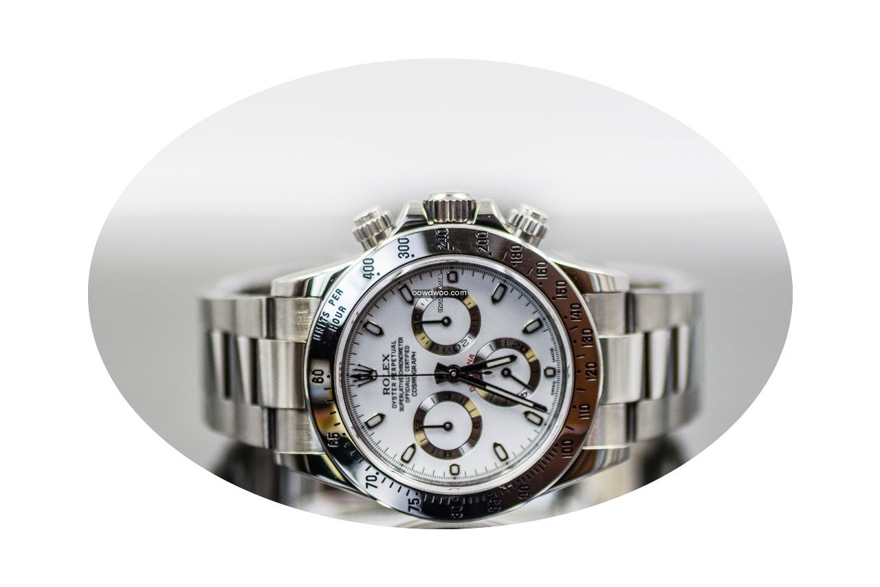 Rolex Daytona white dial ref. 116520...