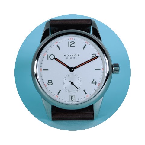 Nomos Glashütte Club Datum Saphirglasbo...
