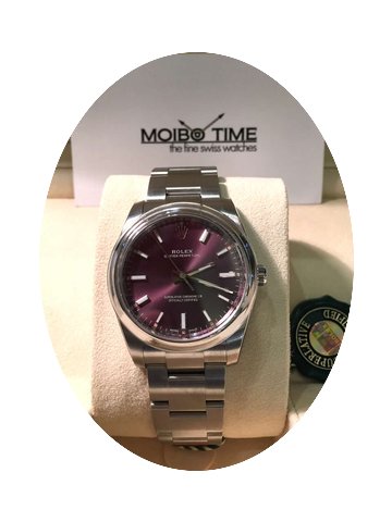 Rolex Oyster Perpetual Red Grape Purple ...