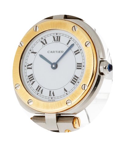 Cartier Santos Vendome Quarz Stahl/Gold...