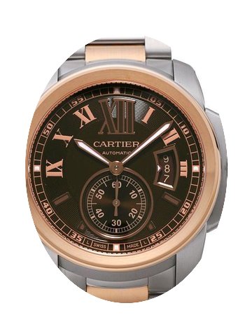 Cartier Calibre de Cartier Stahl/Rotgold...